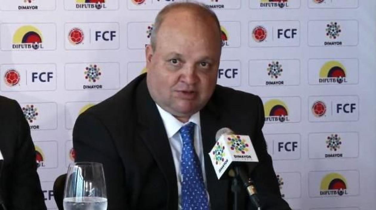 Jorge Enrique Vélez, Presidente de la Dimayor.