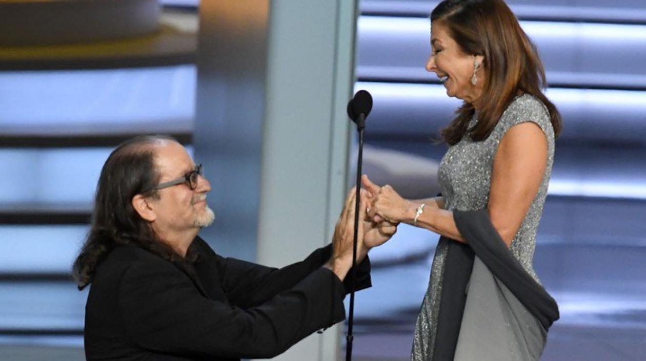Glenn Weiss y su pareja Jan.