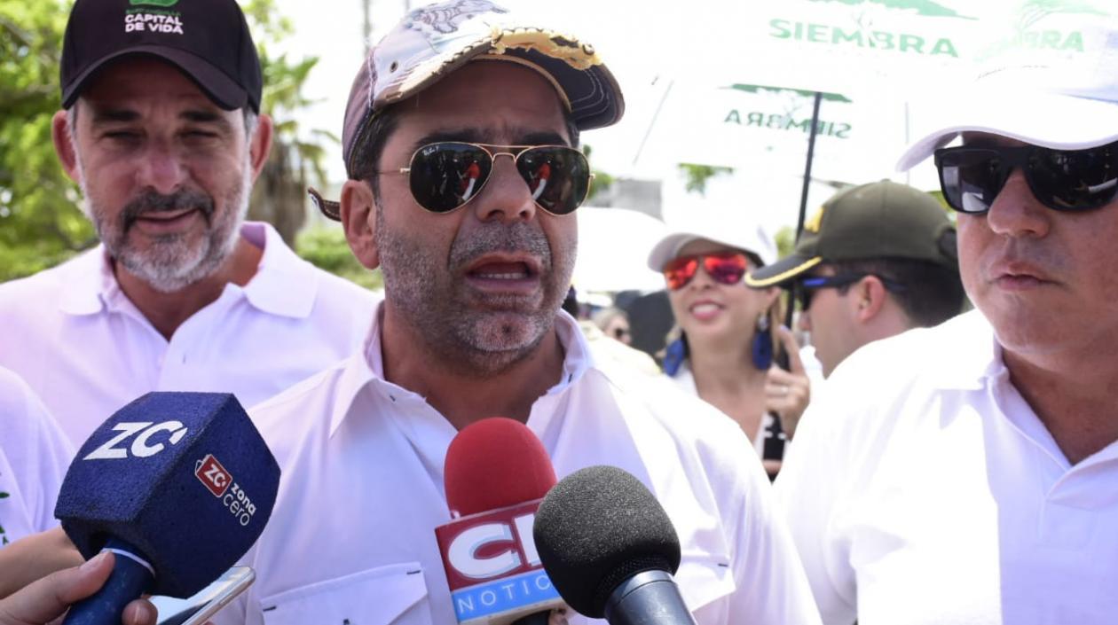 El Alcalde Alejandro Char.