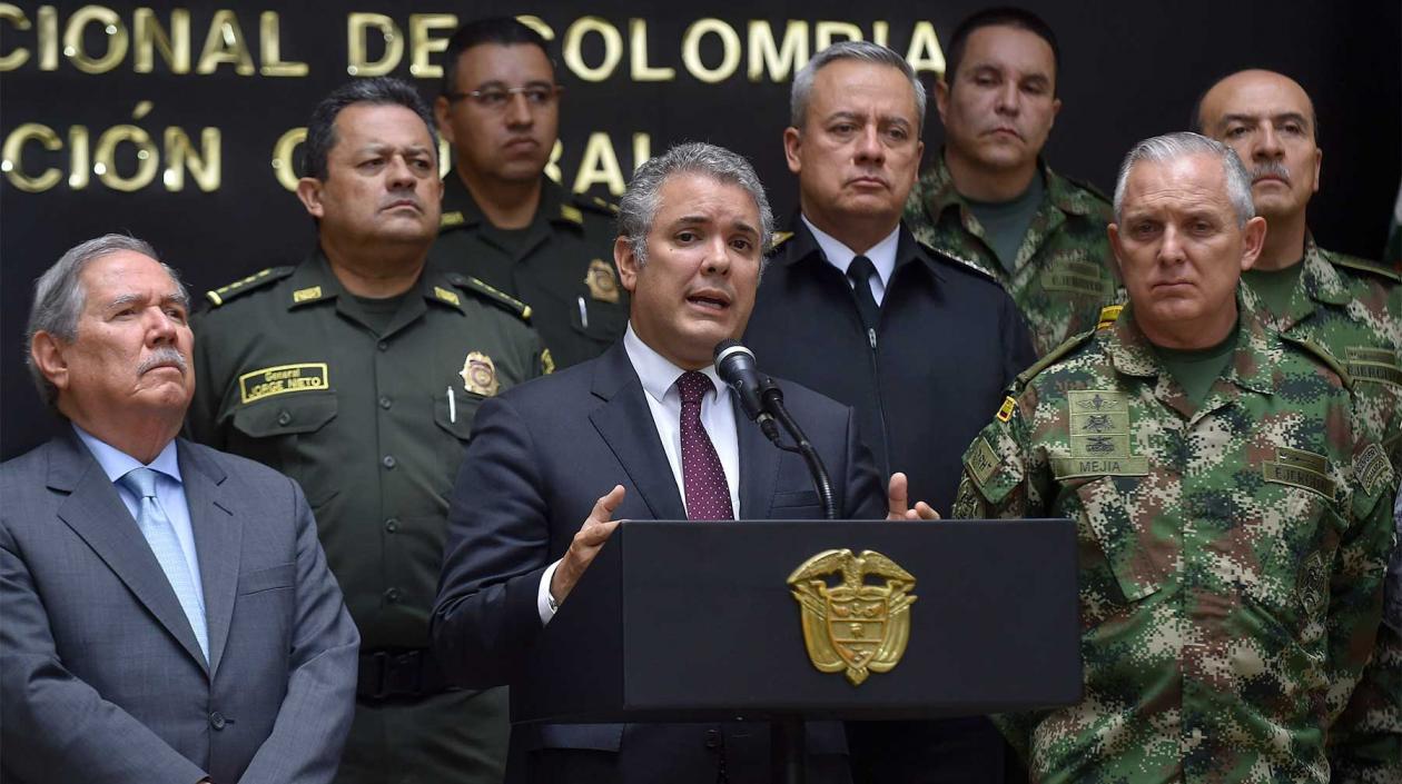  El Presidente Iván Duque realizó un consejo de gobierno en Bogotá.