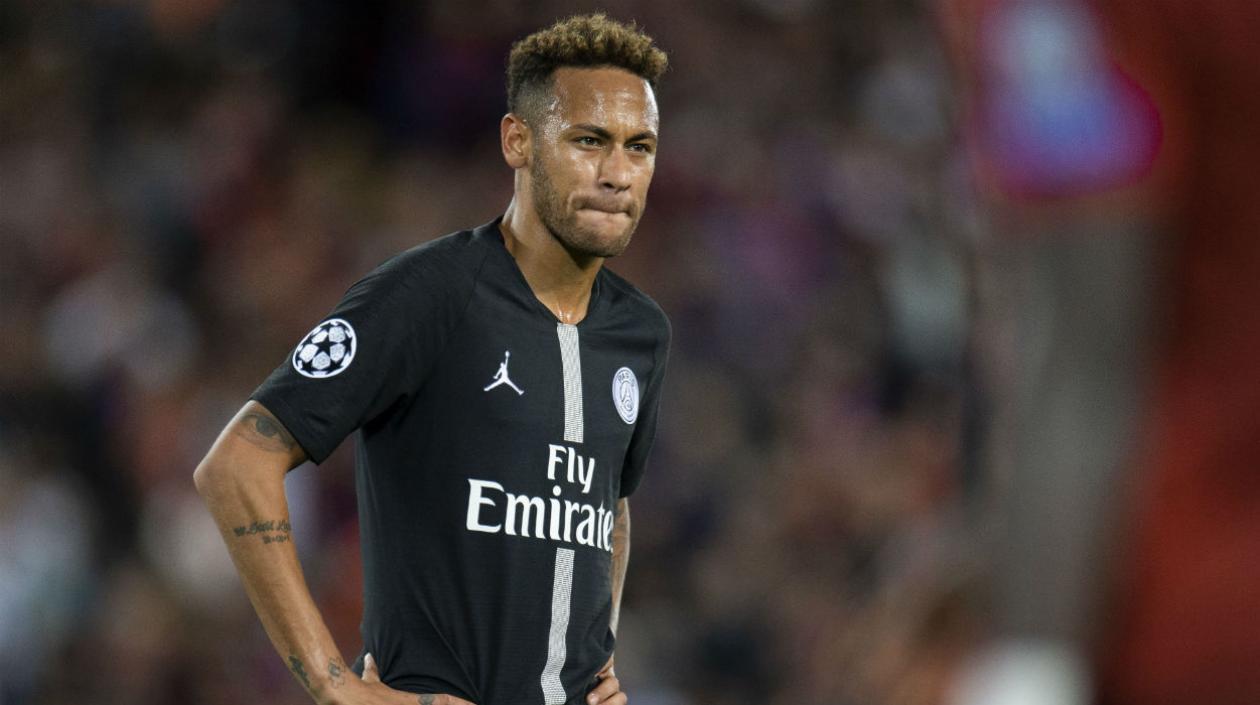 Neymar, delantero brasileño. 