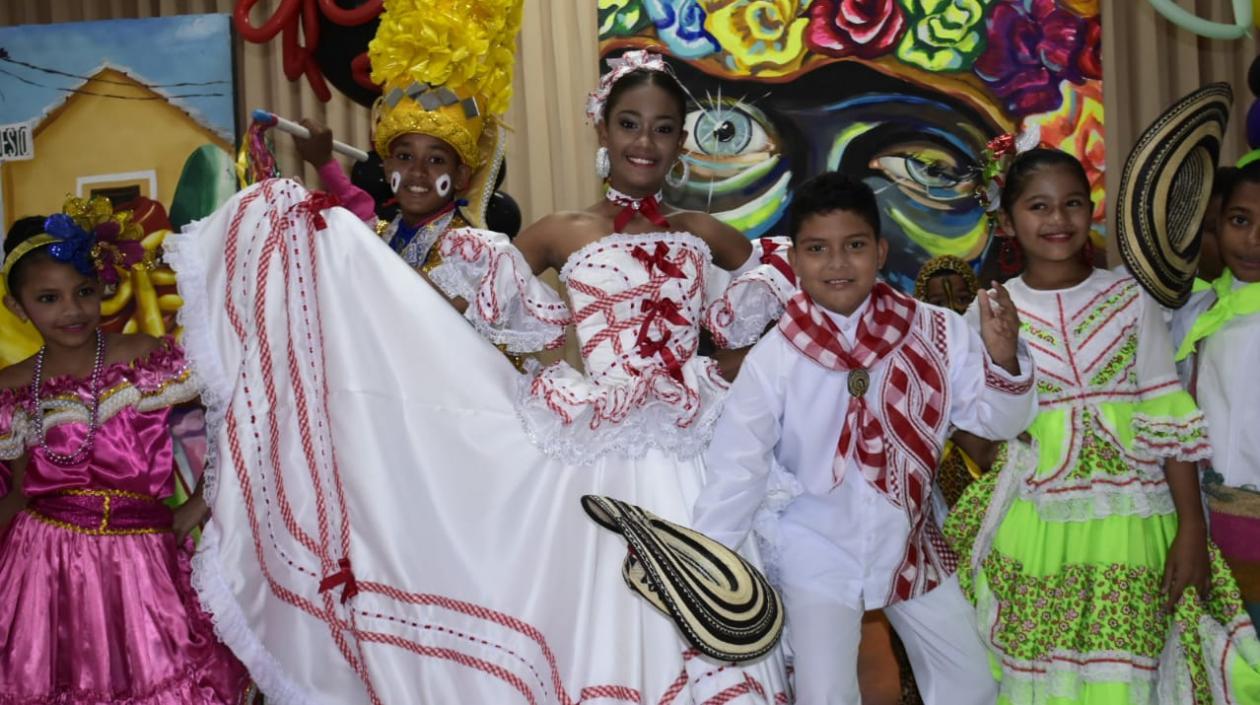 Sharon Sandoval González y Ray Molinares Ospino, Reyes Infantiles del Carnaval de la 44 2019.