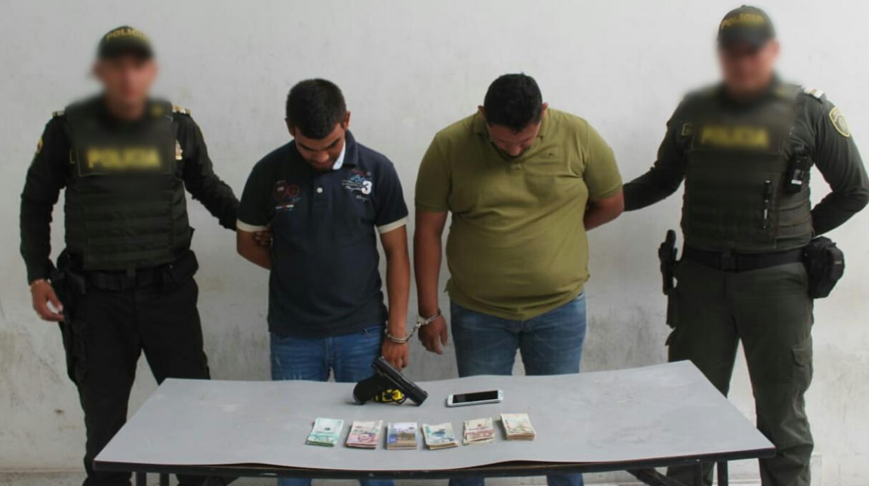 Capturados Yabrán Esneider Sosa Torres y Óscar Mauricio Yepes Debia