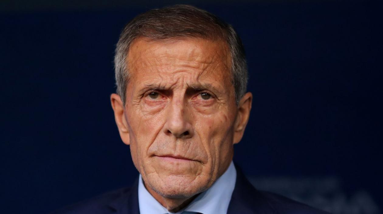 El entrenador de la selección uruguaya, Óscar Washington Tabárez. 