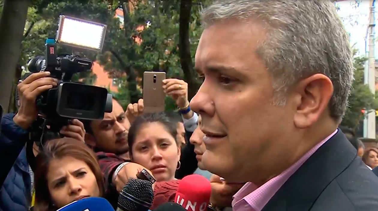 El presidente de Colombia, Iván Duque