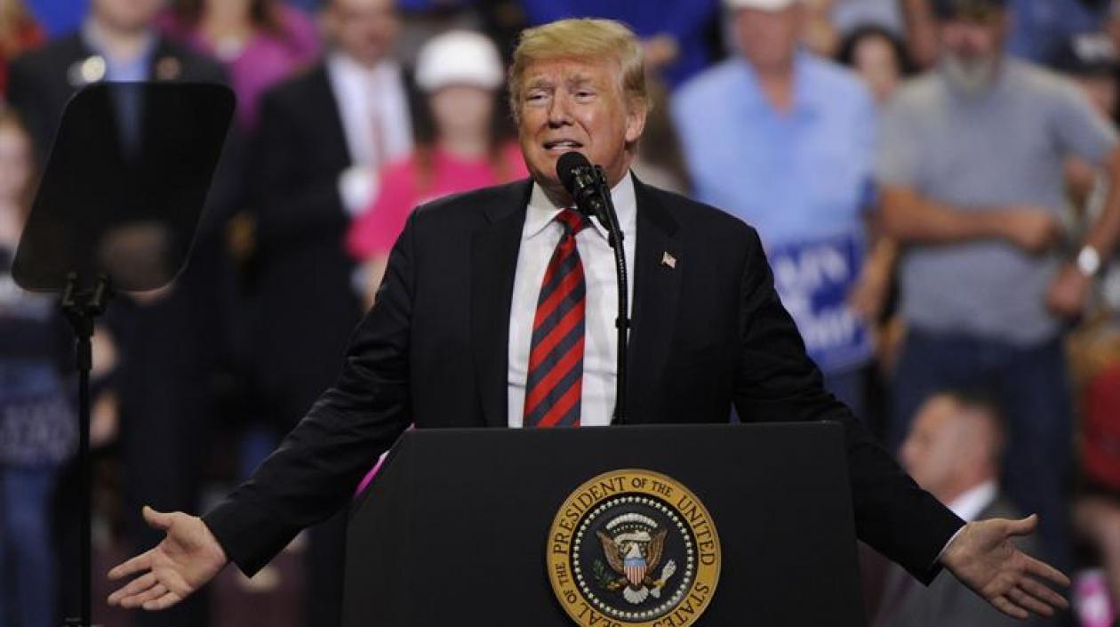 Donald Trump, presidente de los Estados Unidos.