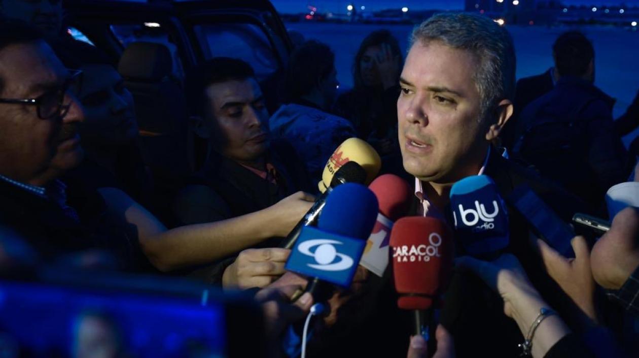El Presidente de la República, Iván Duque. 
