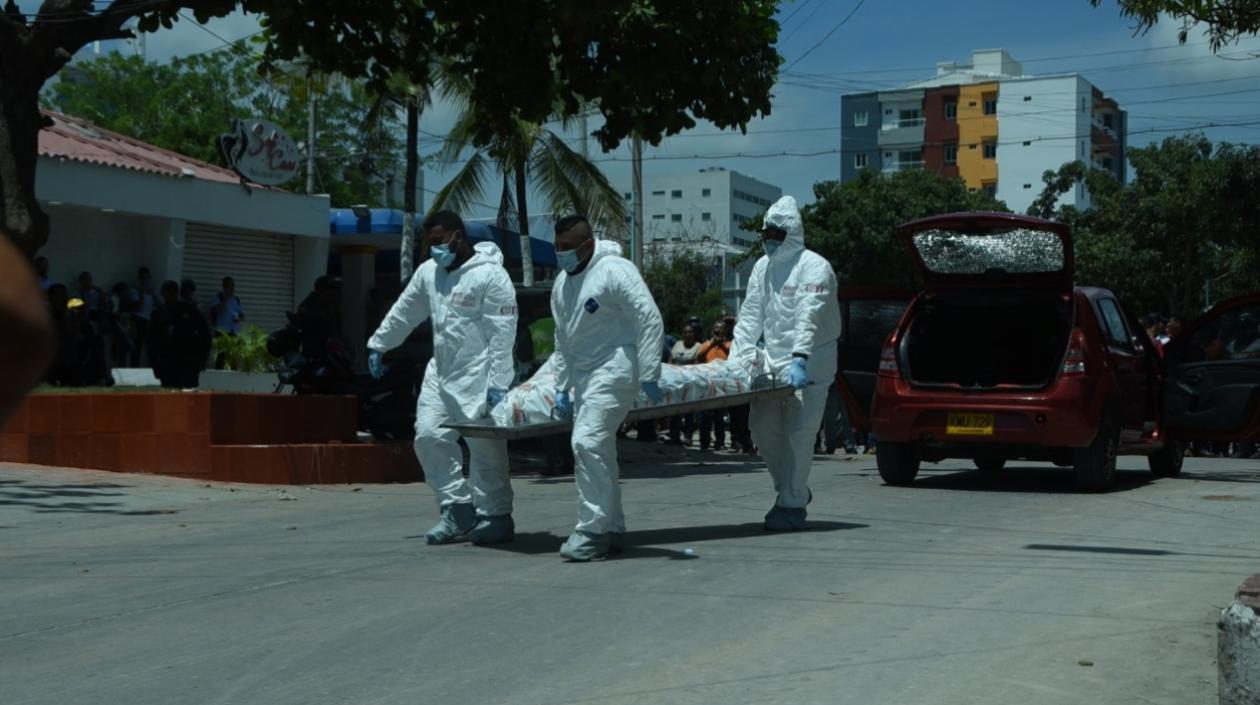 El doble crimen de los dos contratistas ocurrió en la carrera 41 con calle 57. 