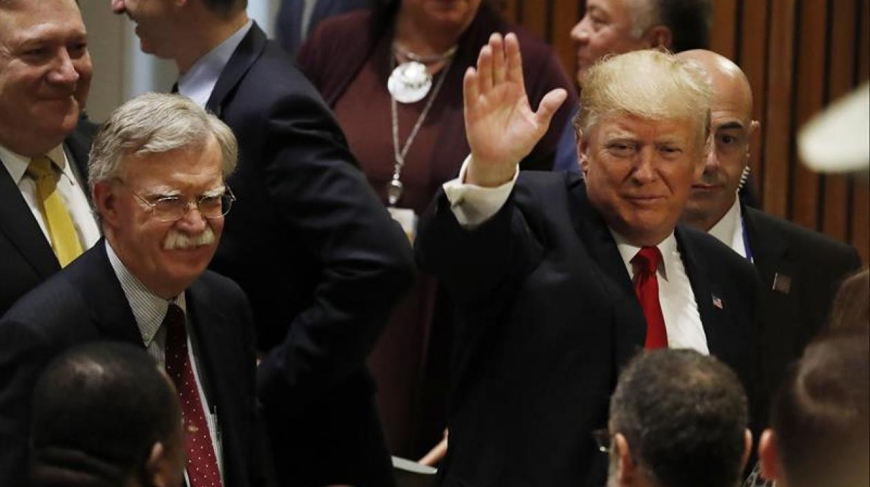 Donald Trump llega a la reunión de líderes internacionales en la sede de la ONU sobre el problema de las drogas.