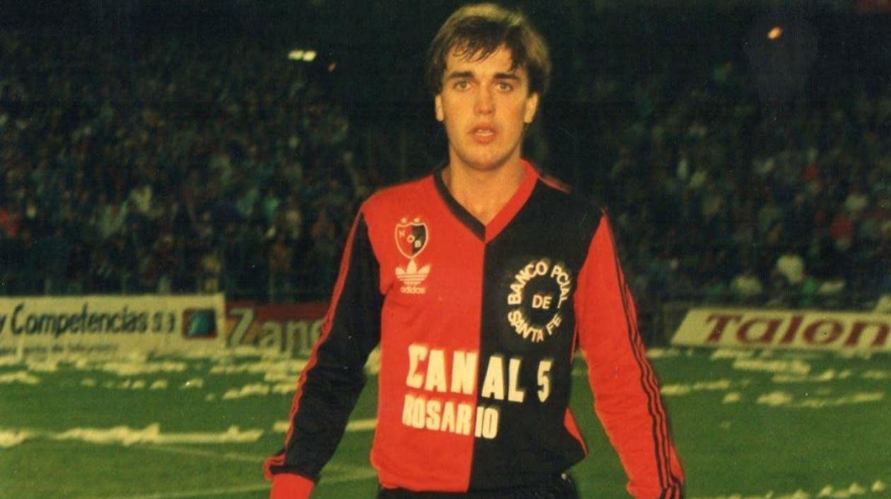 Gabriel Batistuta, delantero argentino, el día de su debut. 
