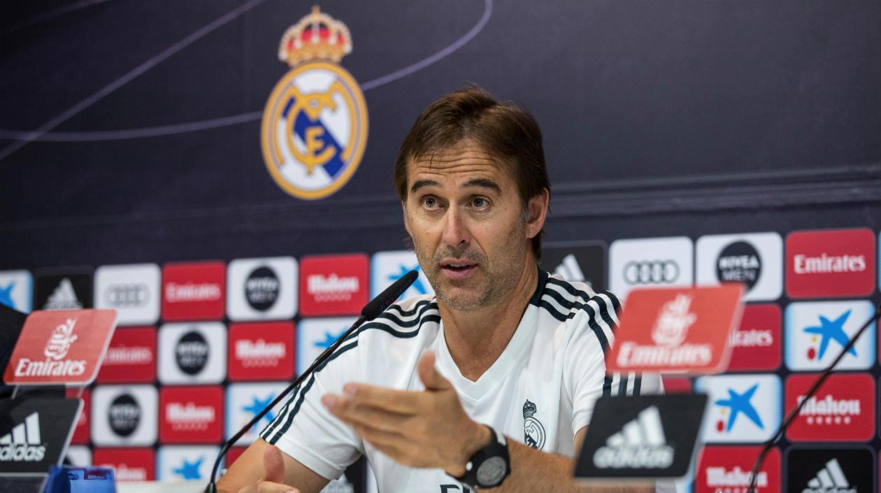 Julen Lopetegui, técnico del Real Madrid. 