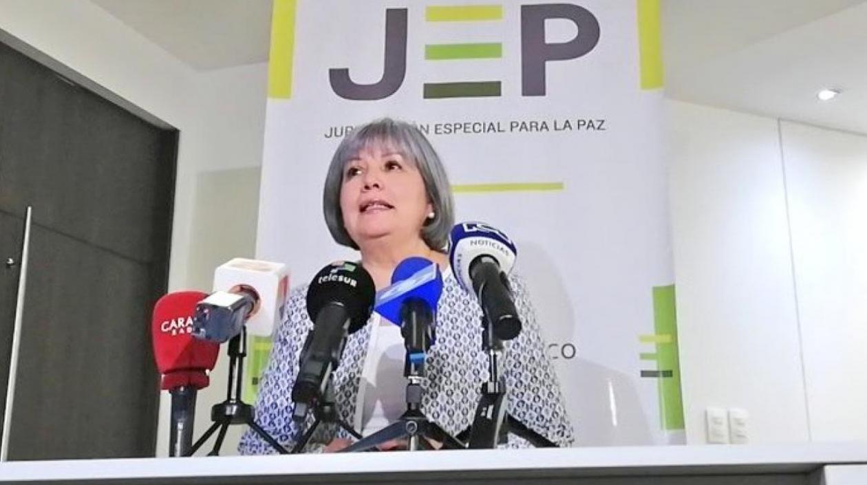 Patricia Linares, presidenta de la JEP.