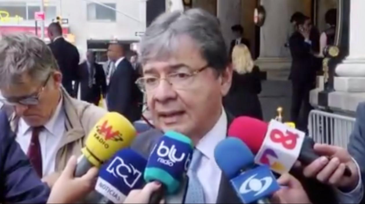 Carlos Holmes Trujillo, canciller colombiano.