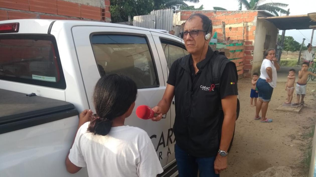 Édgar Fontalvo, antes del atraco en el barrio Los Ángeles.