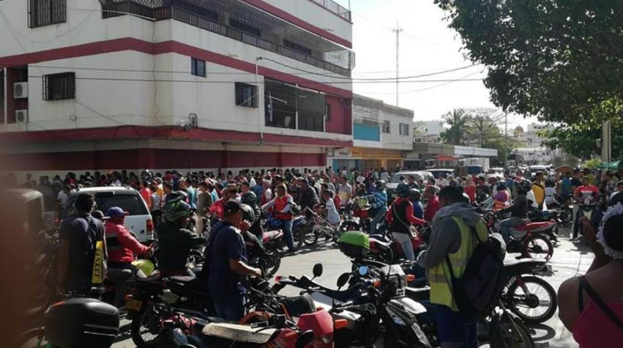 Lugar de los hechos en Maicao.