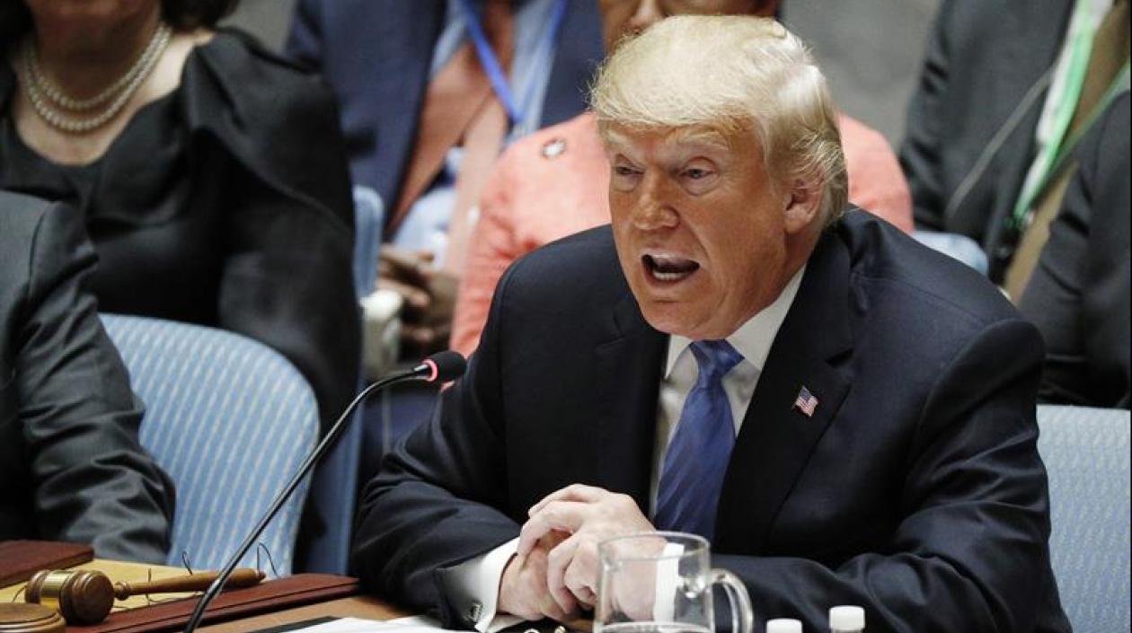 Donald Trump, presidente de Estados Unidos.