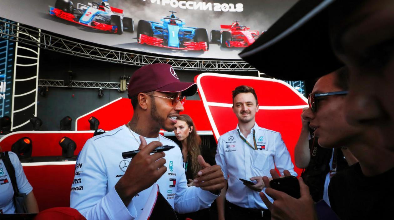 Lewis Hamilton, piloto de Formula Uno. 