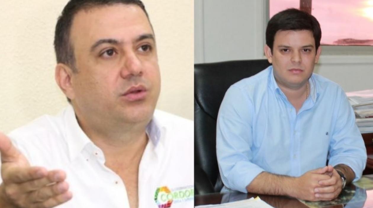 Edwin Besaile y Alejandro Lyons, gobernador y exgobernador de Córdoba, destituidos.