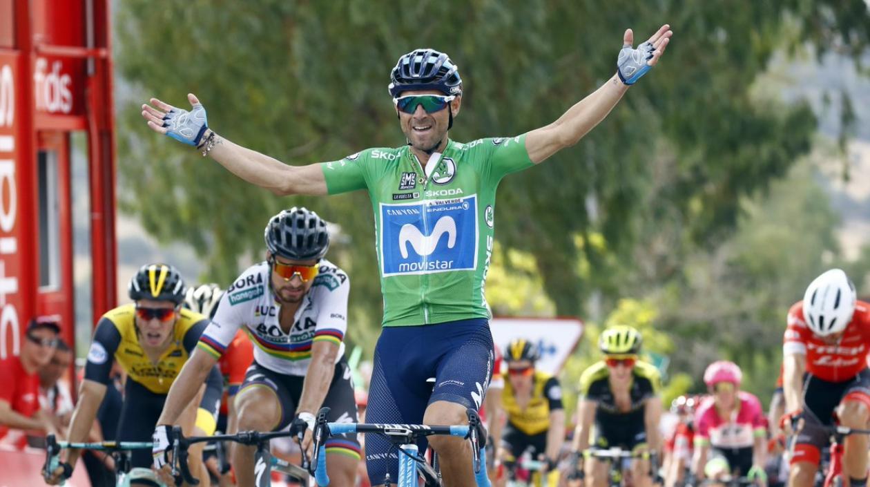 Alejandro Valverde, ciclista español. 