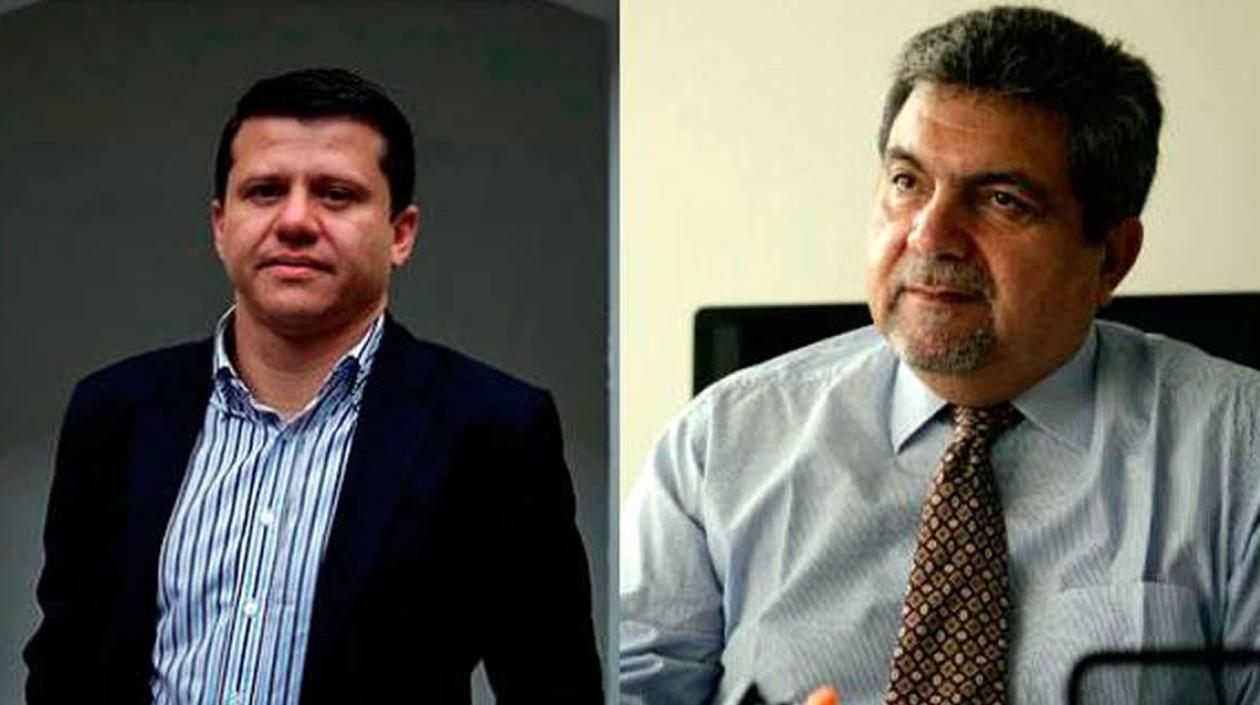 'Ñoño' Elías y Plinio Olano.