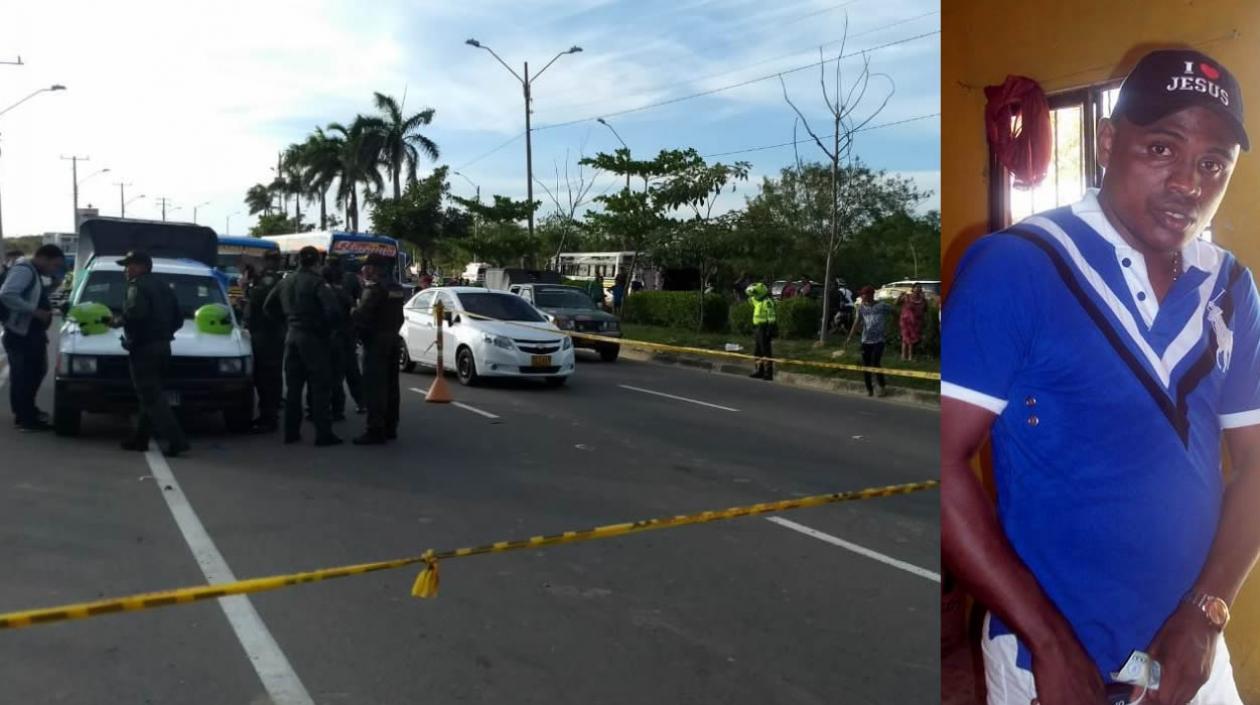 Lugar donde ocurrió el crimen del conductor de la Dacia.