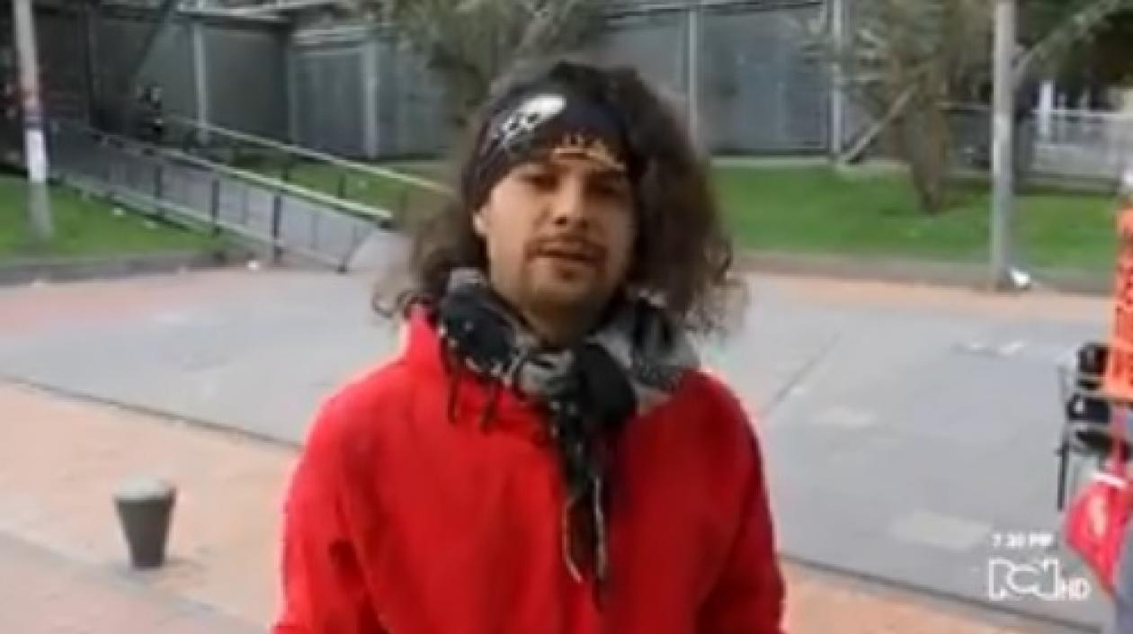 El cantante Andrés Novoa.