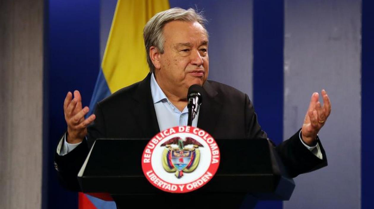 El secretario general de la ONU, Antonio Guterres.