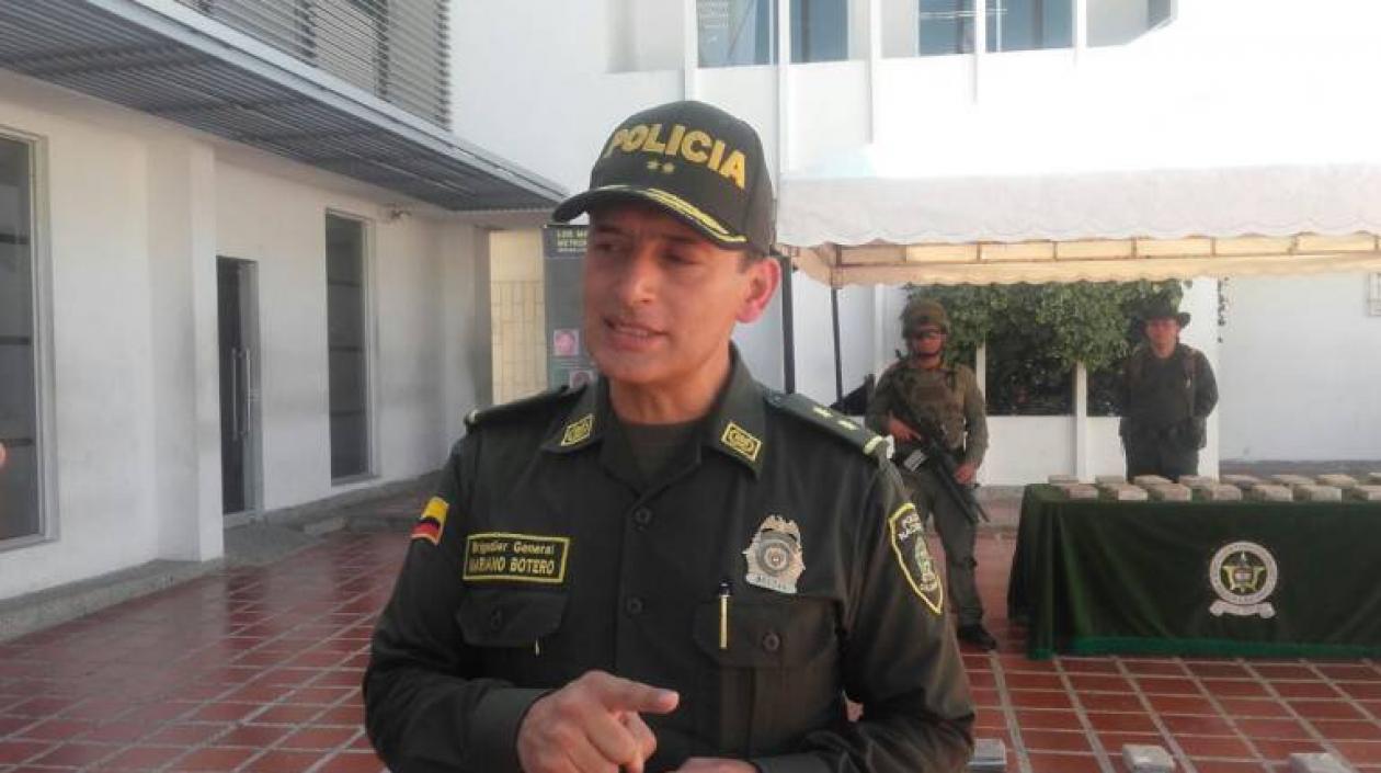 General Mariano Botero, comandante de la Policía Metropolitana.