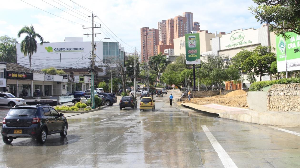 Imagen que comprueba la canalización del arroyo de la calle 76.
