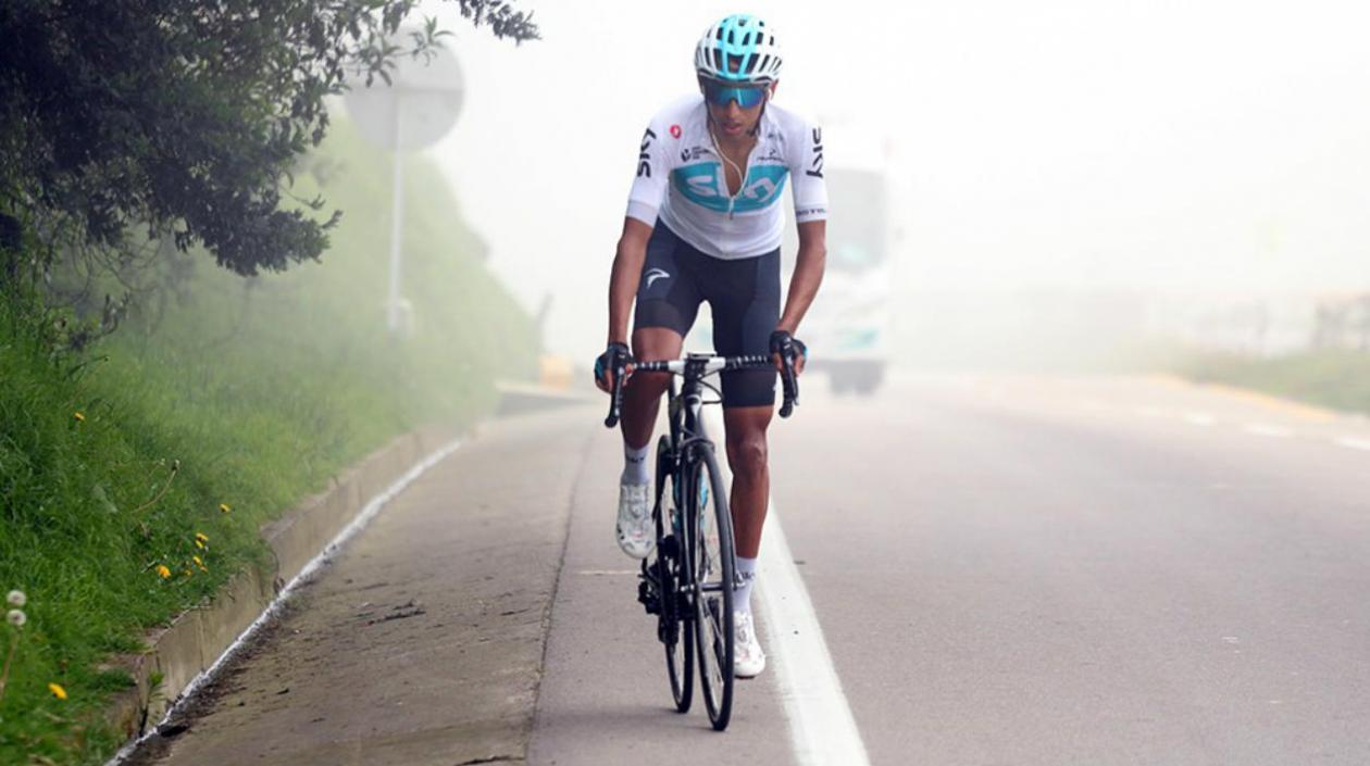 Egan Bernal, ciclista colombiano. 