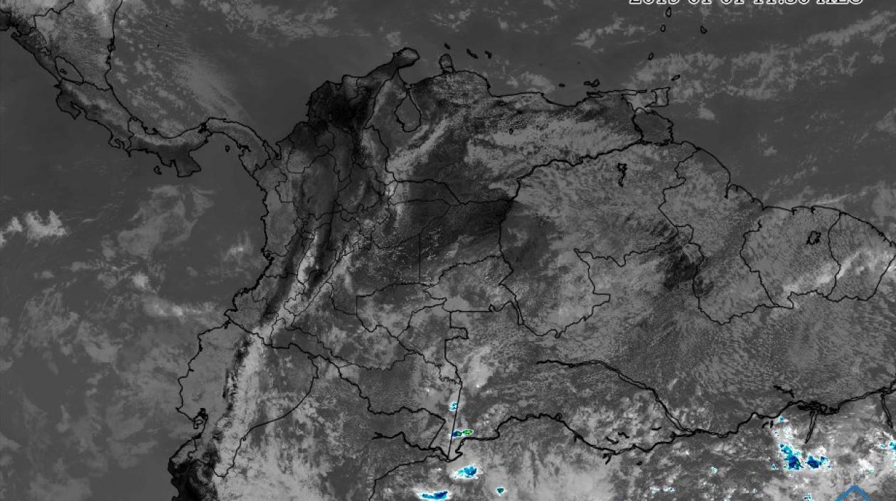 Mapa de pronósticos del Ideam sobre altas temperaturas.
