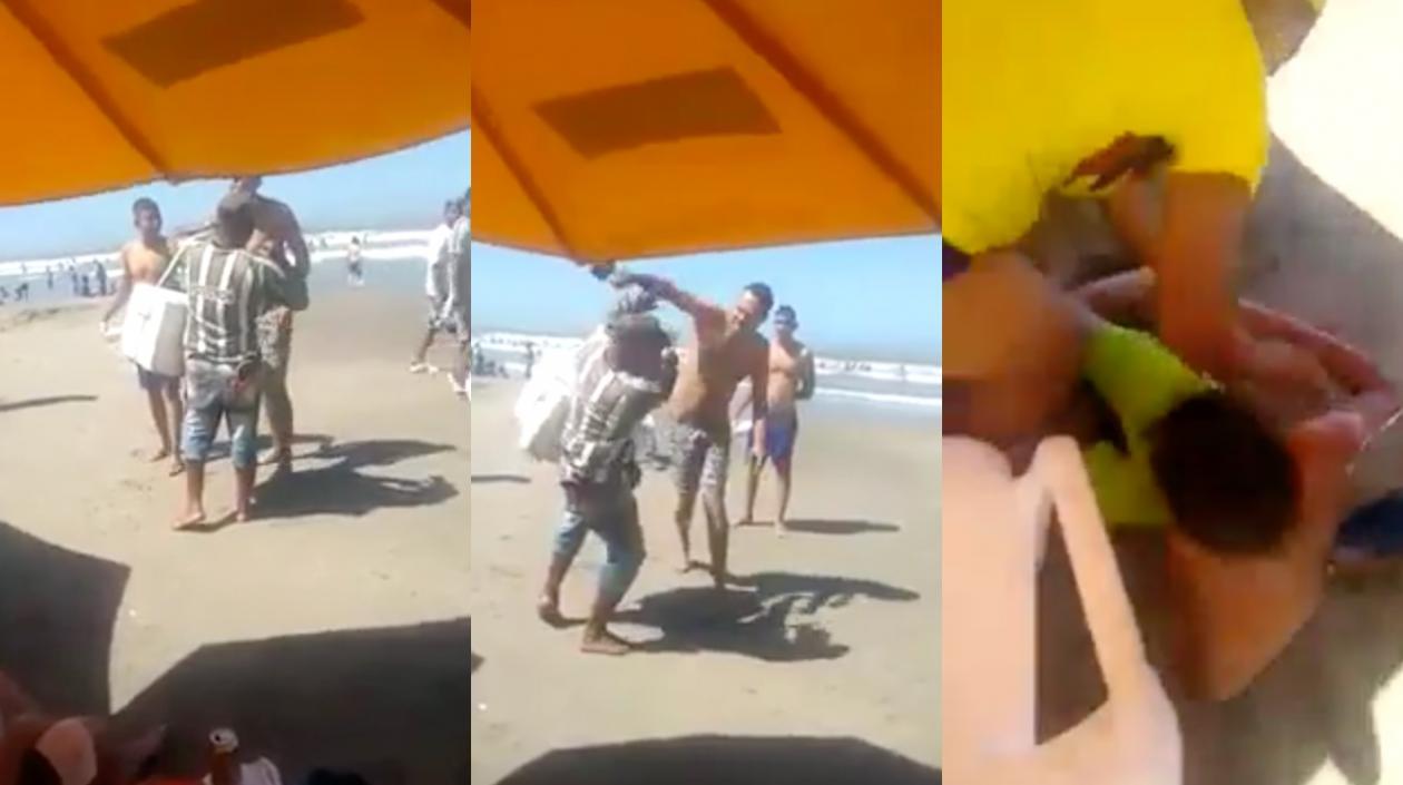 Momentos del incidente. 