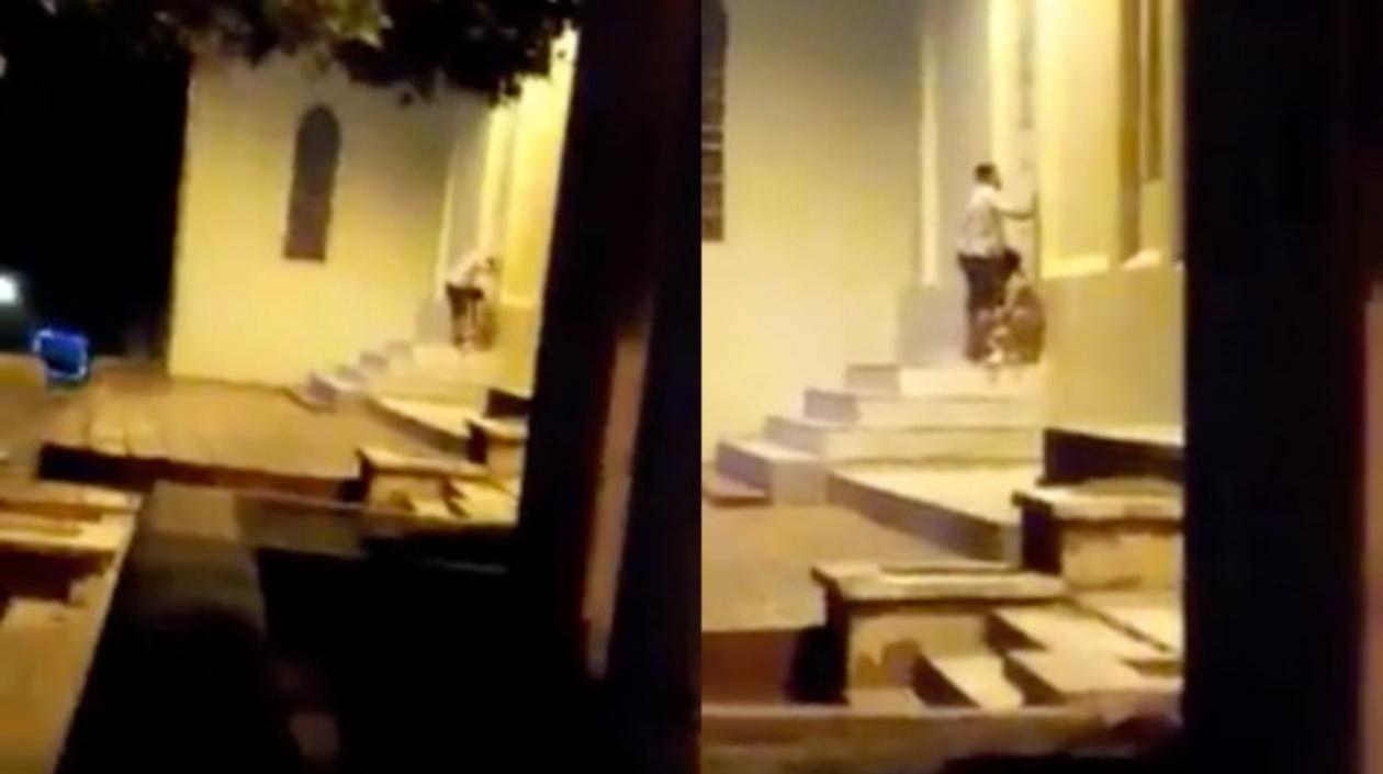 Imágenes del hecho.