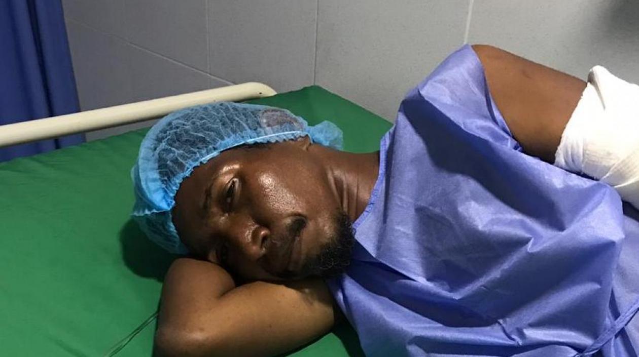 Paciente sin identificar en la Clínica Campbell.