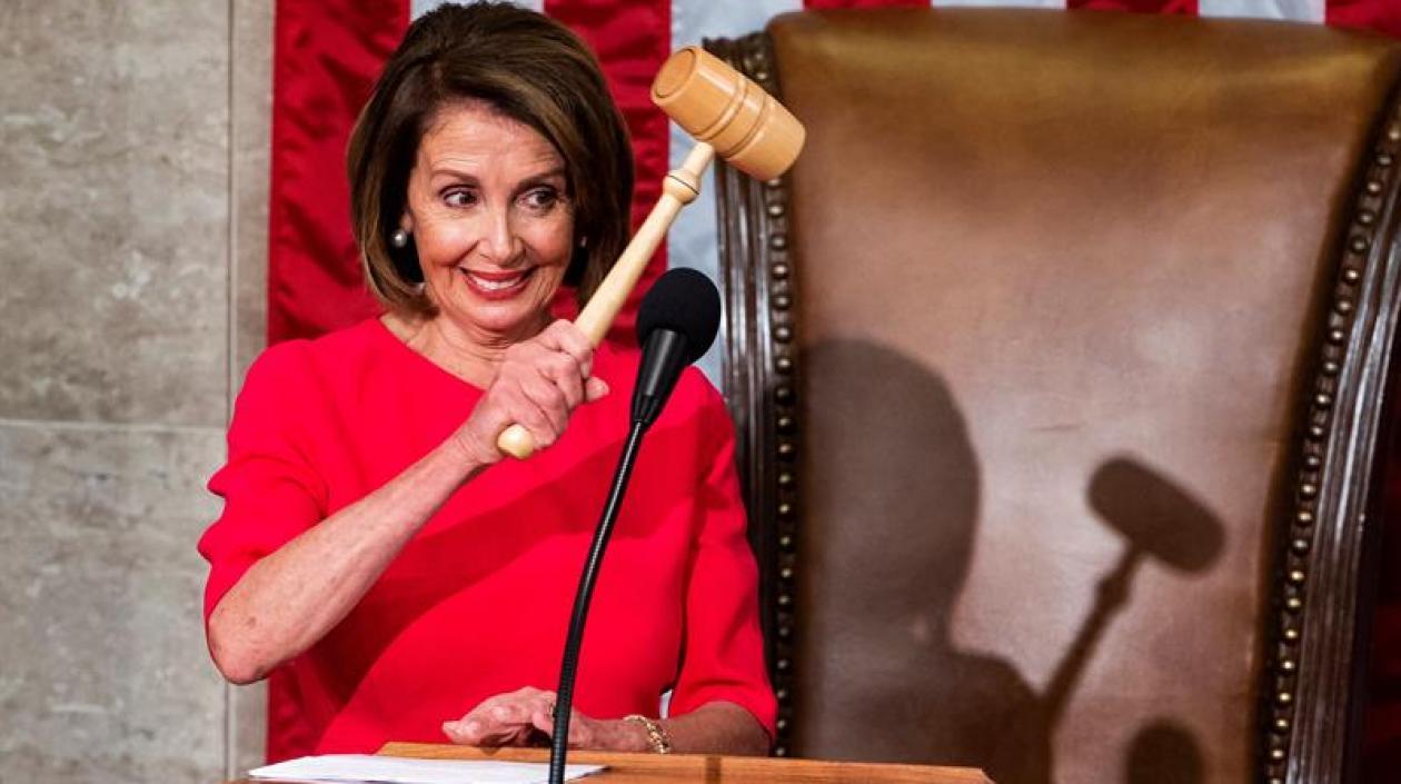 La demócrata Nancy Pelosi.