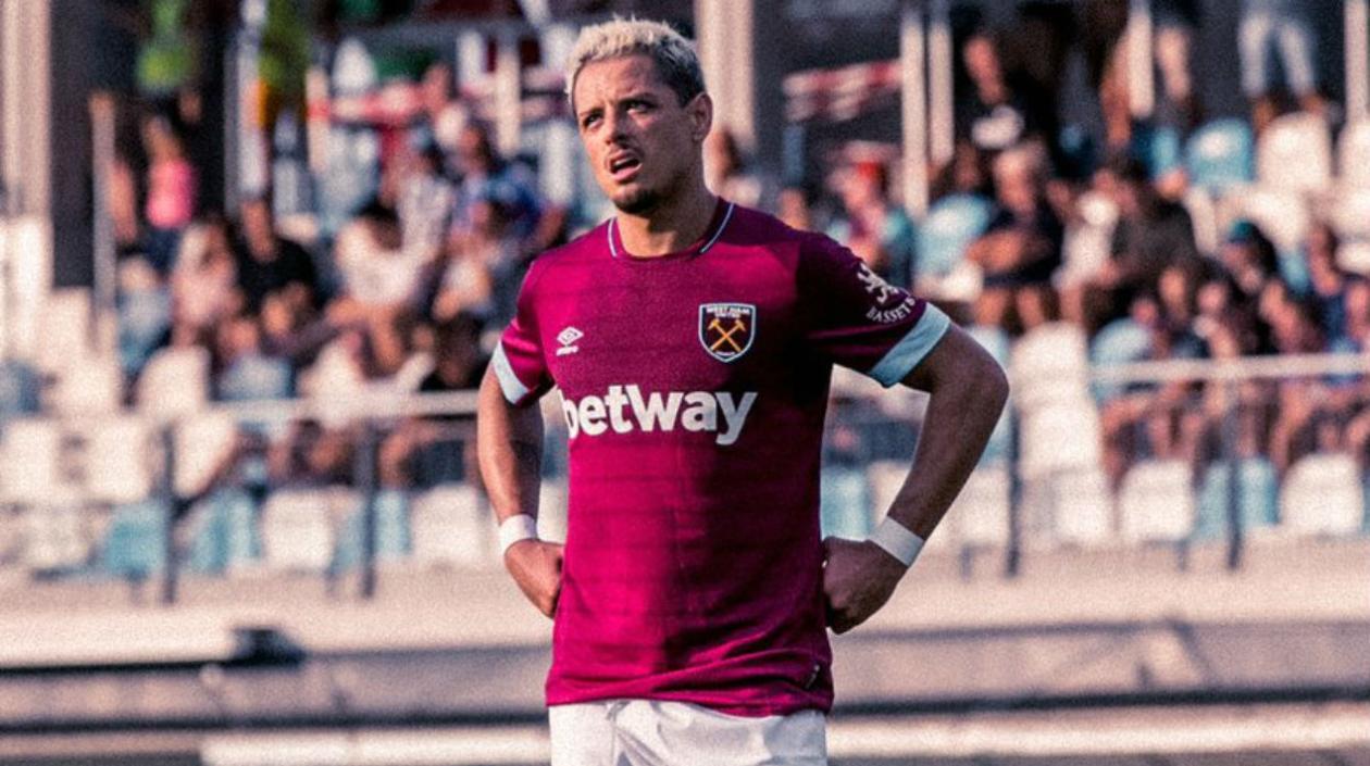 Javier Hernández, el 'Chicharito', delantero mexicano. 