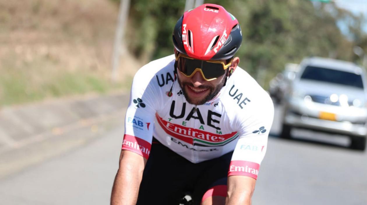 Fernando Gaviria, corredor del UAE Emirates.