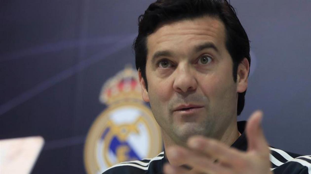 Santiago Solari, técnico del Real Madrid
