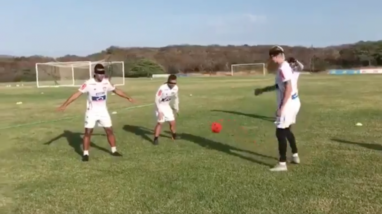 Uno de los momentos del neuroentrenamiento. 