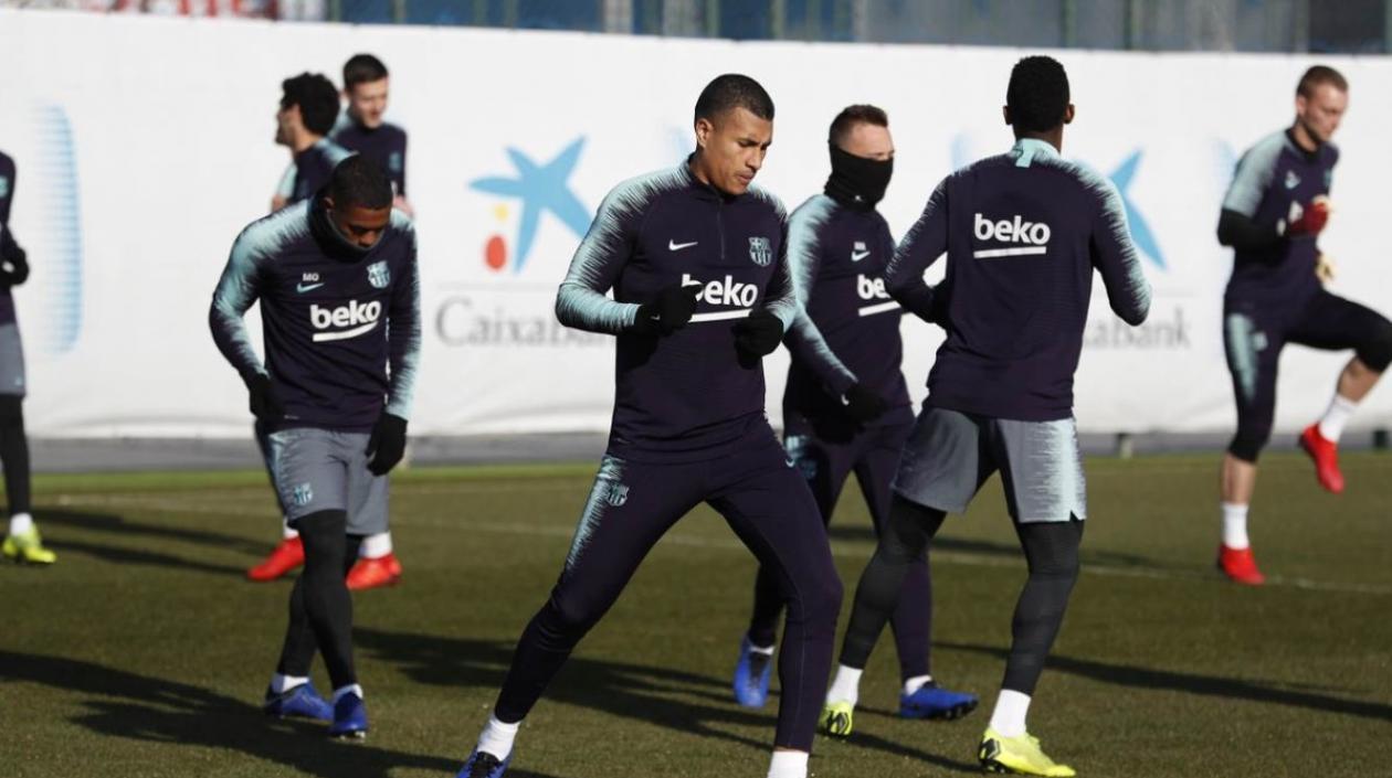 Jeison Murillo, defensa colombiano, del Barcelona. 