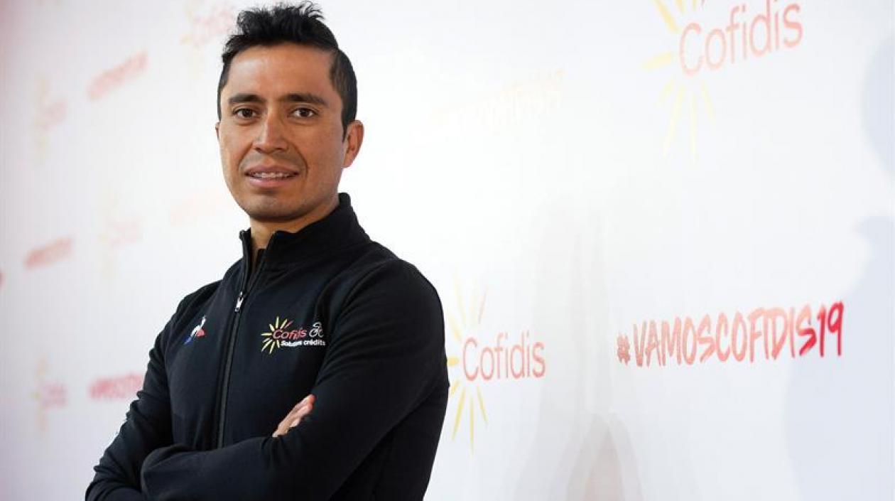 El ciclista colombiano Darwin Atapuma.