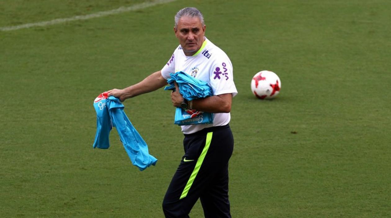 El seleccionador de Brasil, Adenor Leonardo Bacchi, 'Tite'.