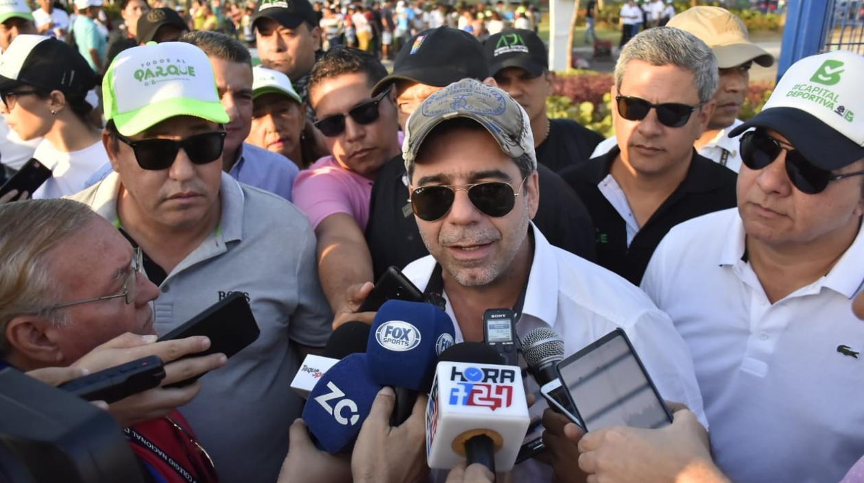 El Alcalde de Barranquilla Alejandro Char Chaljub