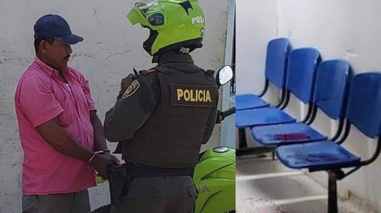 El hombre fue capturado por la Policía.