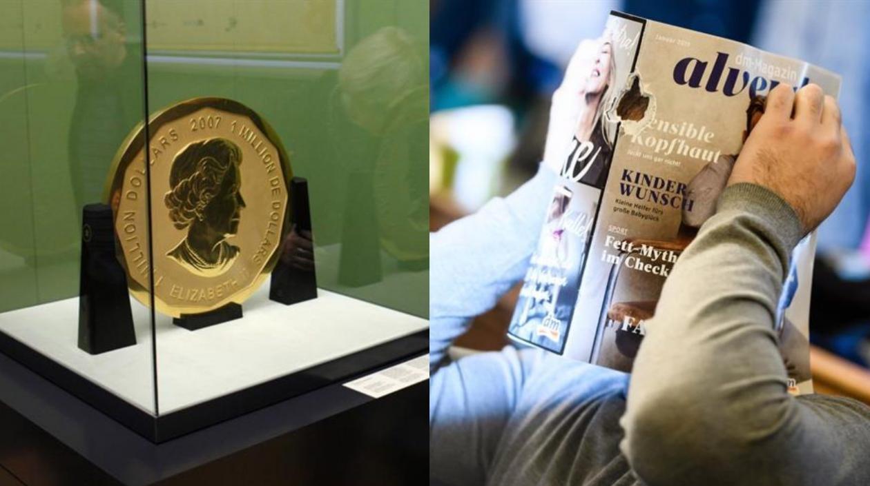 Uno de los implicados en el robo de la moneda de oro de 100 kilos durante el juicio.