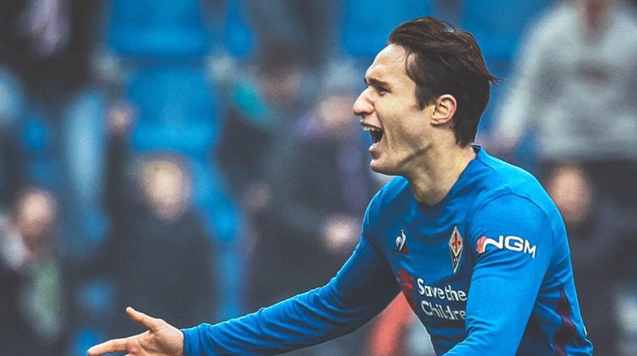 Federico Chiesa anotó los dos goles del triunfo de la Fiorentina. 
