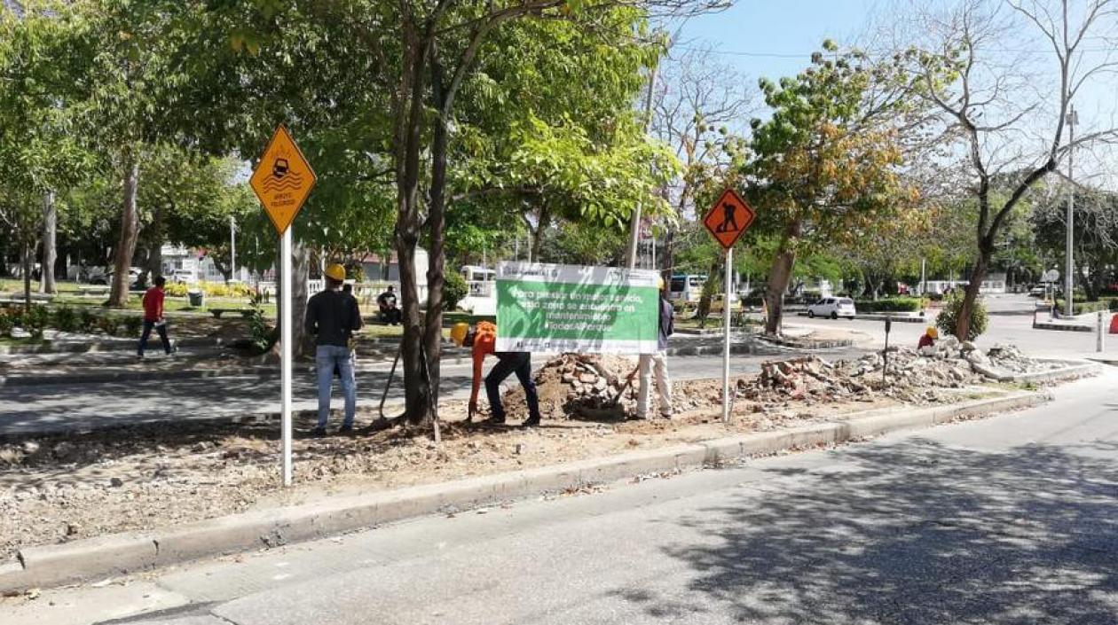 Las obras hacen parte de la recuperación y embellecimiento de espacios públicos en la ciudad.