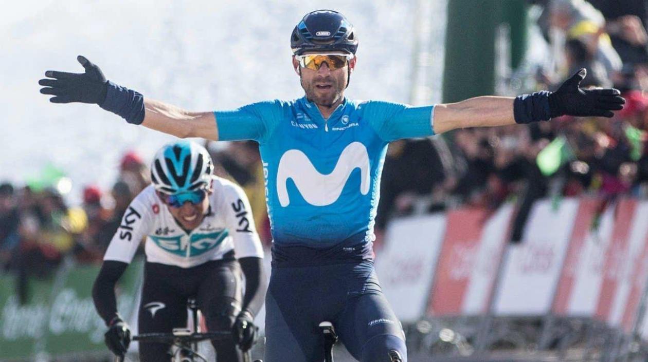 El ciclista español Alejandro Valverde.