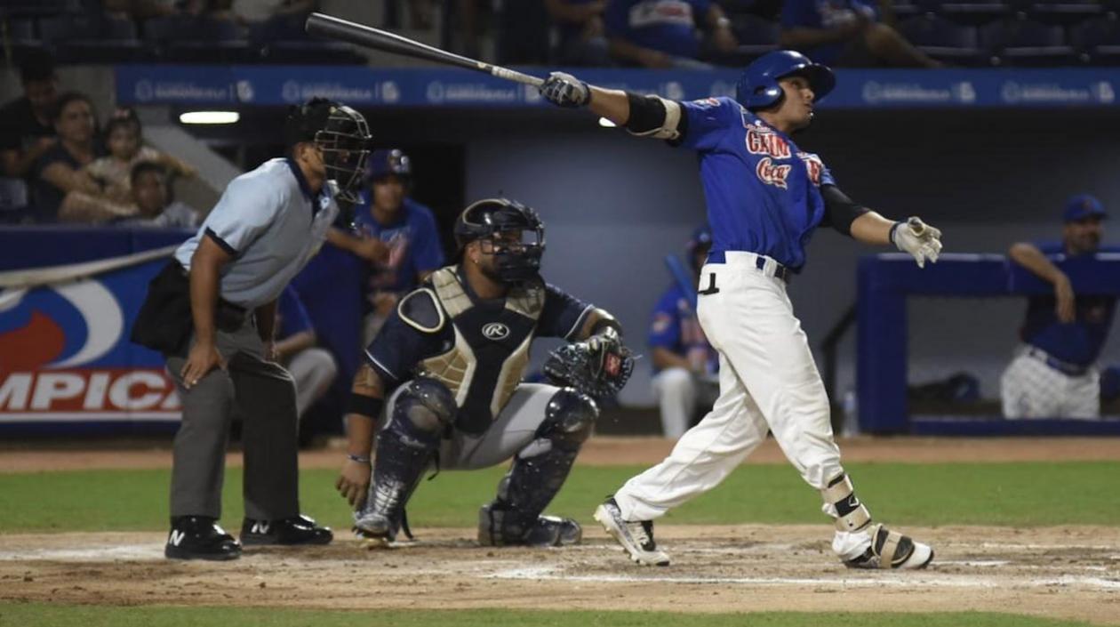 Carlos Vidal, pelotero de Caimanes.