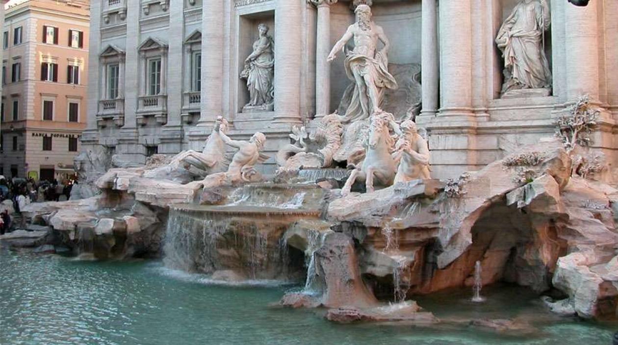 La Fontana de Trevi.